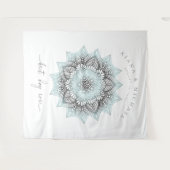 マンダラ結婚レースの日最高のはLt. Blue ID968 タペストリー (正面(横))