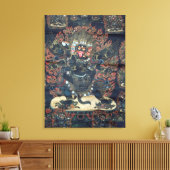 マンダラ絵を描(羊膜) キャンバスプリント (インサイチュ (リビング))