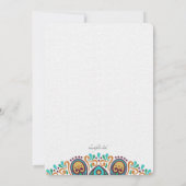 マンダラ縁ど招待状 招待状 (裏面)