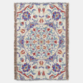 マンダラ美しいカラフル：文化モザイク スローブランケット (正面縦)