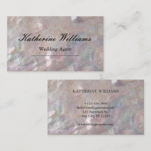 マンダラ華美名刺 名刺 (正面/裏面)