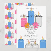 マンダラ蓮の花サンダーコーブ招待状 招待状 (正面/裏面)