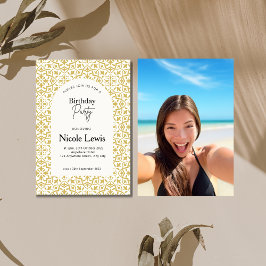 マンダラ装飾 & アラビアンパターン 招待状 フォト