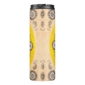 マンダラ観賞用デザイン，民族スタイル タンブラー (裏面)