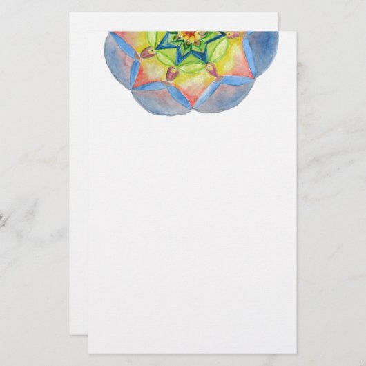 マンダラ詳細美文具 便箋 (正面/裏面)