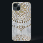 マンダラ金ゴールドデザイン iPhone 13ケース<br><div class="desc">マンダラ金ゴールドデザイン。アーティスト: June Erica Vess.画像ID: 155295DEA。</div>