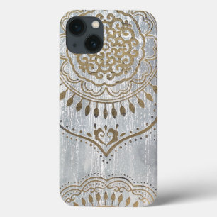 マンダラ金ゴールドデザイン iPhone 13ケース