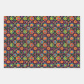 マンダラ鮮やかスディワリ ラッピングペーパーシート (正面)