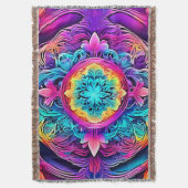 マンダラ鮮やかスピリット スローブランケット (正面縦)