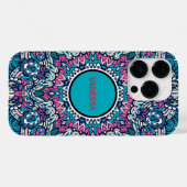 マンダラ鮮やかパタカラフルーンBohoヒッピープリント Case-Mate iPhoneケース (裏面 (横))