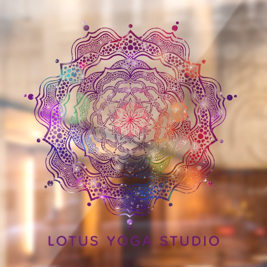 マンダラ鮮やかー聖幾何学霊気ヨガスタジオ ウィンドウサイン (シート2)