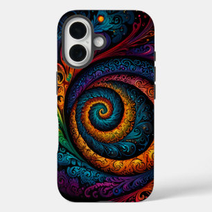 マンダラ鮮やか旋回:オッターボックス iPhone 16ケース