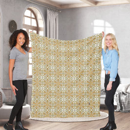 マンダラ1フリースブランケット フリースブランケット