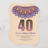 マンダラ40招待状 招待状 (正面/裏面)