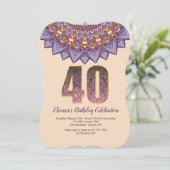 マンダラ40招待状 招待状 (スタンド正面)