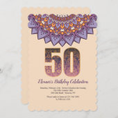 マンダラ50招待状 招待状 (正面/裏面)