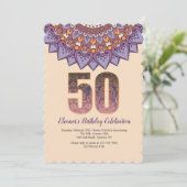 マンダラ50招待状 招待状 (スタンド正面)