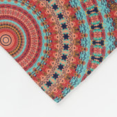 マンダラ6フリースブランケット フリースブランケット (角)