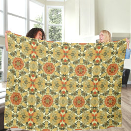 マンダラ7フリースブランケット フリースブランケット