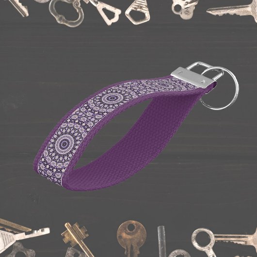 マンダラ8手首キーチェーン リストバンドキーホルダー