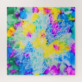 マンダラ(アルコールインク) ジグソーパズル (横)