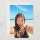 マンダラ オーナメント & アラビアンパターン ルージュ 招待状 (裏面)