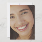 マンダラ オーナメント & アラビック パターン 深紅 招待状 (裏面)