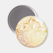 マンダラ – ゴールデンブラシ マグネット (正面/裏面)