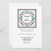 マンダラ フロリバンダ 招待状 (正面/裏面)