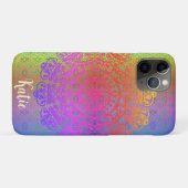 マンダラ・レインボーカラー Case-Mate iPhoneケース (裏面(横))