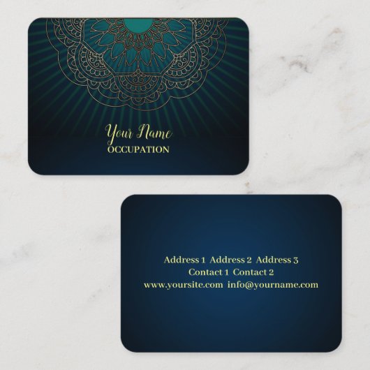 マンダラ – 名刺 (正面/裏面)