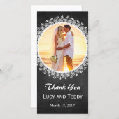 マンダラ・結婚シャルボードの写真サンキューカード サンキューカード (正面/裏面)