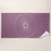 マンダラ、自転車ワイヤ10 ビーチタオル (正面)