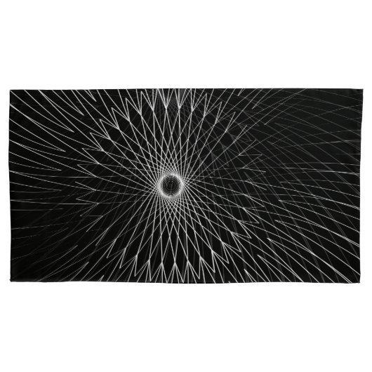 マンダラ、自転車ワイヤ1 枕カバー (正面)