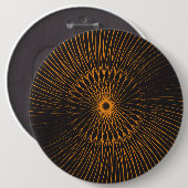 マンダラ、自転車ワイヤ6 缶バッジ (正面&裏面)