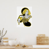 マンダリナイエローディヴァ ポスター (キッチン)