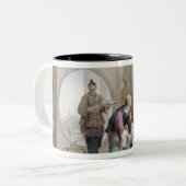 マンダリンの家のアパート、南京の近くで、のために ツートーンマグカップ (正面左)