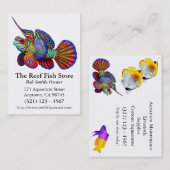 マンダリンのDragonetのハゼの魚の名刺 名刺 (正面/裏面)