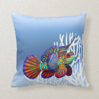 マンダリンのDragonetのハゼ礁の魚の枕 クッション