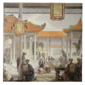 マンダリンのPの裁判所で表わしている曲芸師 タイル (正面)