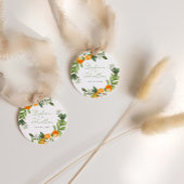 マンダリンオレンジウォーター結婚カラー フェイバータグ