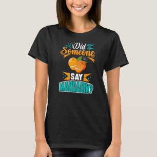 マンダリンオレンジツリーフルーツプラントジュースフレッシュカンヌ Tシャツ