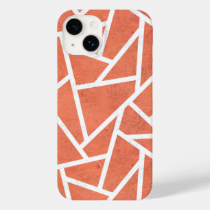 マンダリンオレンジモザイクパターン Case-Mate iPhone 14ケース