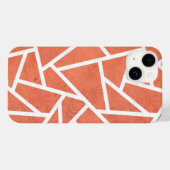 マンダリンオレンジモザイクパターン Case-Mate iPhoneケース (裏面 (横))