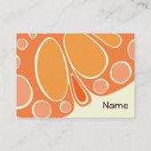 マンダリンオレンジ60sバタフライ 名刺 (裏面)