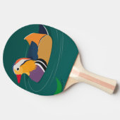 マンダリンカラフルダックデジタモダンルアート 卓球ラケット (横)