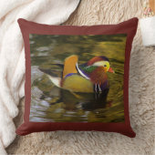 マンダリンカラフルダックラストスクエア クッション (ブランケット)