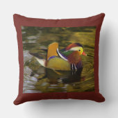 マンダリンカラフルダックラストスクエア クッション (裏面)