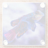 マンダリンゴバイフィッシュ ガラスコースター (裏面)