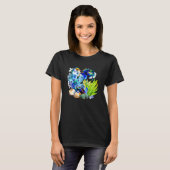 マンダリンゴビー サンゴ 海水魚 水槽 アクアリウム L Tシャツ (正面フル)